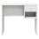 Escritorio Fang blanco con cajón integrado y estantería lateral, compacto y resistente