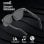 Smart Glasses COOL IA Bluetooth 5.3 Übersetzer 115 Sprachen Wasserdicht IP65 Schwarz