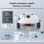 Robot Aspirador Roborock Qrevo Edge S5A con 18,500 Pa, mopa de agua caliente y anti-enredos