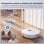 Robot Aspirador Roborock Qrevo Edge S5A con 18,500 Pa, mopa de agua caliente y anti-enredos