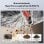 Aspirateurs Robots et Laveur Roborock Qrevo Edge S5A avec station de vidage automatique Navigation LiDAR 18.500 Pa FlexiArm DuoDivide