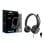 Auriculares Conceptronic con cable USB tipo A, Cancelación de Ruido, Micrófono Boom, Negros