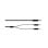 Auriculares 1MORE con cable Triple Driver over-ear negros con micrófono y graves profundos