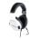 Auriculares Big Ben con cable, micrófono boom, diadema, blanco y negro para gaming