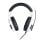 Auriculares Big Ben con cable, micrófono boom, diadema, blanco y negro para gaming