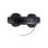 Auriculares Big Ben con cable, micrófono boom, diadema, blanco y negro para gaming
