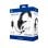 Auriculares Big Ben con cable, micrófono boom, diadema, blanco y negro para gaming