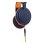 Auriculares V7 con cable USB-A/USB-C y 3.5mm, Cancelación de Ruido, Micrófono Boom, Azul Naranja