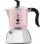 Cafetera Italiana Bialetti Fiammetta 0,09 L Inducción 2 Tazas Negro Rosa Plata