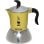 Cafetera Italiana Bialetti 29588 100ml aluminio acero amarilla