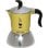 Cafetera Italiana Bialetti 29588 100ml aluminio acero amarilla