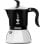 Caffettiera Italiana Bialetti Fiammetta Induction 0,1L 2 Tazze Nero Acciaio Inox