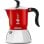 Espressokocher Bialetti Fiammetta Induction 0,1L 2 Tassen Rot aus Edelstahl