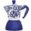 Caffettiera Moka Bialetti Dolce & Gabbana Mocinduction Blue Mediterraneo 6 Tazze Induzione e Fuoco Aperto