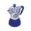 Caffettiera Moka Bialetti Dolce & Gabbana Mocinduction Blue Mediterraneo 6 Tazze Induzione e Fuoco Aperto