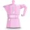 Cafetera Moka Italiana Bialetti Moka Exclusive 3 tazas aluminio rosa compatible inducción