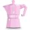 Cafetera Moka Italiana Bialetti Moka Exclusive 3 tazas aluminio rosa compatible inducción
