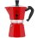 Cafetera Italiana Bialetti Moka Express Roja 3 Tazas Aluminio Válvula Seguridad
