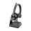 Auriculares HP inalámbricos DECT Bluetooth con Cancelación de Ruido y Micrófono Boom, Negro