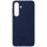 Capa de silicone azul escuro Samsung para Galaxy S25 FE