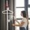 Polti Vaporella Vertical Styler GSF80R 1,2L, 2000 W, 0,5min de chauffage, Rouge, Blanc