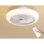 Ventilador de Techo DC CEILY SPIRAL 36W 6 Velocidades Luz LED Control App y Mando