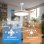 Ventilador de techo inteligente con aspas retráctiles, luz LED regulable, control por voz Alexa, función invierno/verano