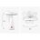Ventilador Portátil Xiaomi Mini Fan Blanco 4000mAh 7 aspas Oscilación 90° Silencioso