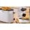 Tostadora Bosch MyMoment TAT2M121 950W 2 Ranuras Blanca Libre de BPA Plástico Control Giratorio