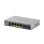 Gigabit Ethernet 5-Port Switch mit PoE+ 30W pro Port und Wand-/Desktop-Montage