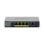 5-Port Gigabit Switch mit PoE+ und 120W PoE-Budget, Montierbar, Unmanaged, Grau