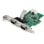 PCIe 2 Port Seriell RS232 Adapter 921,6Kbps Green Asix AX99100 16950 UART