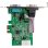 PCIe 2 Port Seriell RS232 Adapter 921,6Kbps Green Asix AX99100 16950 UART