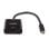 Convertidor USB-C a DisplayPort 4K 144Hz Negro 0.21m ABS Compatible HDCP 2.2