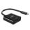Convertidor USB-C a DisplayPort 4K 144Hz Negro 0.21m ABS Compatible HDCP 2.2