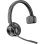 Casque Poly Savi 7310 sans fil DECT avec micro perche, réduction de bruit, noir