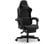 Silla Sense7 Devon Negra, reclinación 90-135°, piel ecológica HDE™ o Alcantara, soporte lumbar y reposapiés extensible