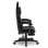 Silla Sense7 Devon Negra, reclinación 90-135°, piel ecológica HDE™ o Alcantara, soporte lumbar y reposapiés extensible
