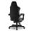 Silla Sense7 Devon Negra, reclinación 90-135°, piel ecológica HDE™ o Alcantara, soporte lumbar y reposapiés extensible