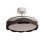 Ventilador de techo Ondas 72W motor DC, 6480 lm, LED regulable, 4 aspas retráctiles, mando a distancia, 6 velocidades