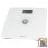 Báscula electrónica sin pilas, vidrio templado 31x31 cm, 180 kg, alta precisión, LCD grande