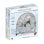 Ventilatore a pavimento bianco 50 cm 120 W con 3 velocità e inclinazione regolabile