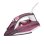Plancha vapor-seco cerámica 2600W, 0,38L, control vapor, autolimpieza, rosa/blanco