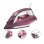 Plancha vapor-seco cerámica 2600W, 0,38L, control vapor, autolimpieza, rosa/blanco