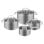 Classbach C-KTS 4016 batería de 7 piezas en acero inoxidable 18/10 apta para inducción y horno
