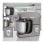 Clatronic KM 3765 Impastatrice 10 L 1500 W Acciaio Inox 8 Velocità + Pulse