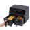 Freidora de aire Clatronic FR 3804 H 8L 2700W doble pantalla LED y 8 programas