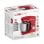 Impastatrice 10 L 8 Velocità 1500 W Acciaio Inossidabile Rosso Professionale
