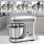 Impastatrice Professionale 1200W Acciaio Inox 5L con 8 Livelli Velocità e Movimento Rotatorio