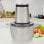Picadora Clatronic PC-MZ 1227 1,7L Acero Inoxidable 500W Control de Botón Picahielos